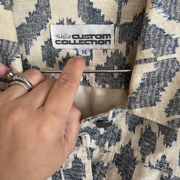 Vtg western denim jacket - Picture 4 of 9